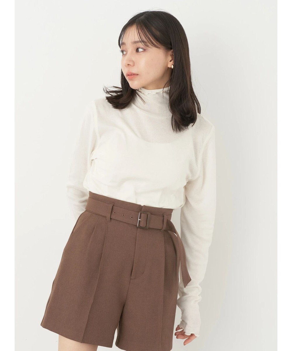 earth music&ecology シアータートルネックプルオーバー 