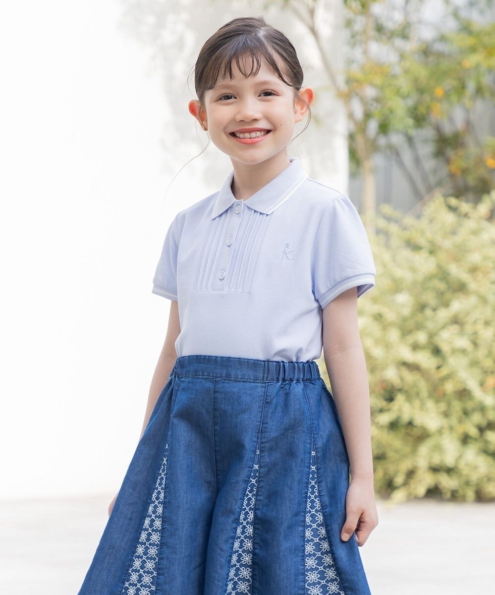 組曲 KIDS 【150-170㎝】ストレッチカノコ ポロシャツ 