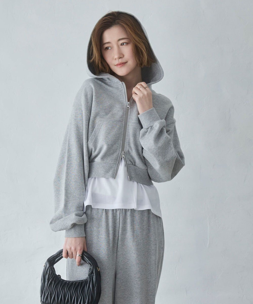 WEGO ショートZIPパーカー 