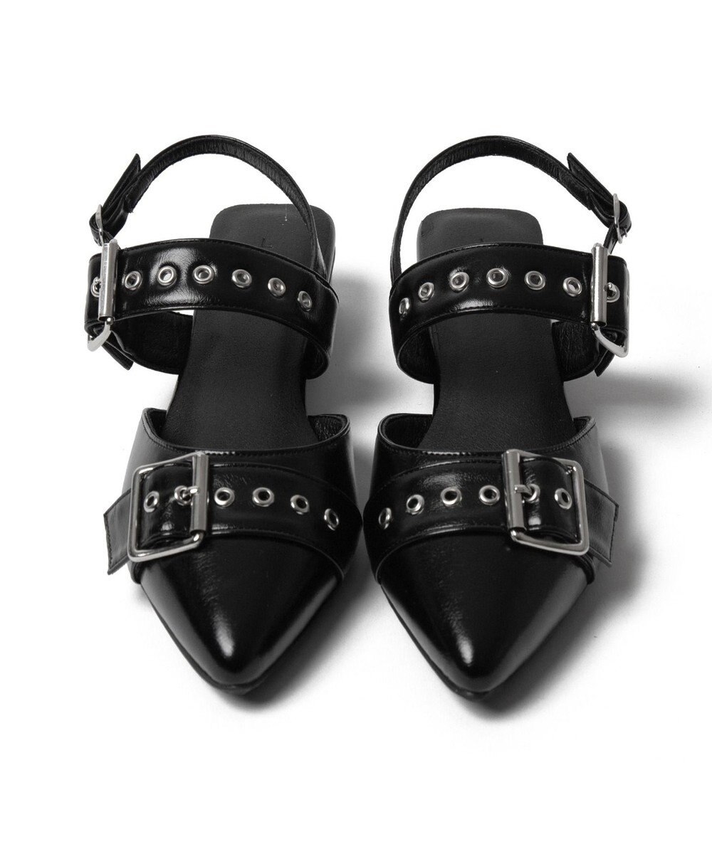 WEGO ハトメベルトポインテッドシューズ 