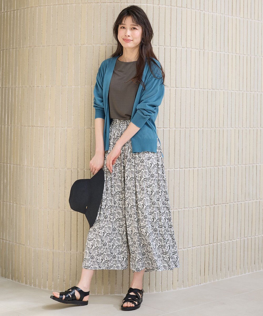 ANY 【ウエストゴム】リラックススカーチョ 