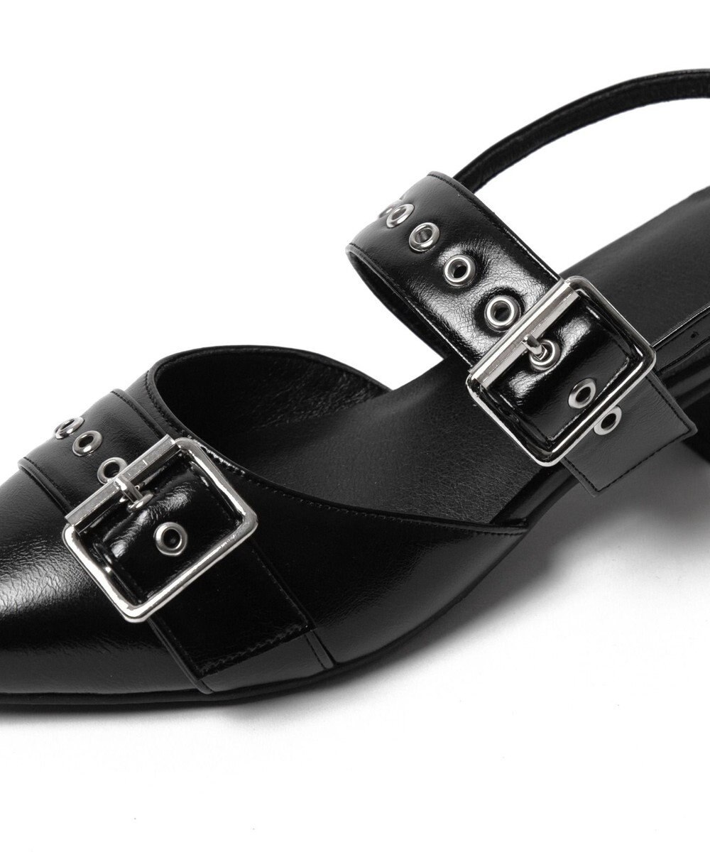 WEGO ハトメベルトポインテッドシューズ 