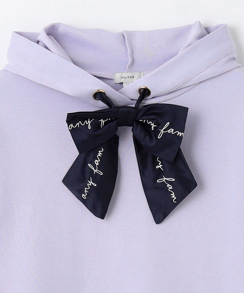 ANY KIDS フード付き ダンボール トレーナー 