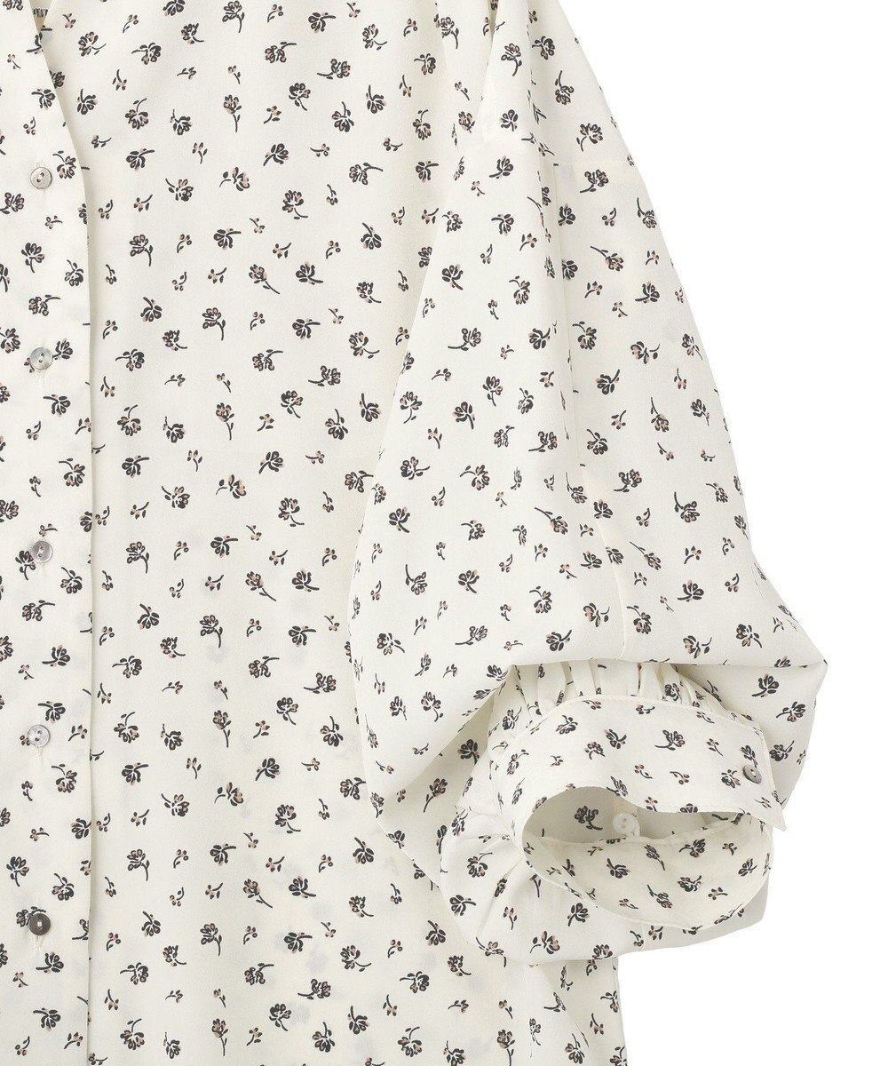 YECCA VECCA 2wayボリューム袖花柄ブラウス 