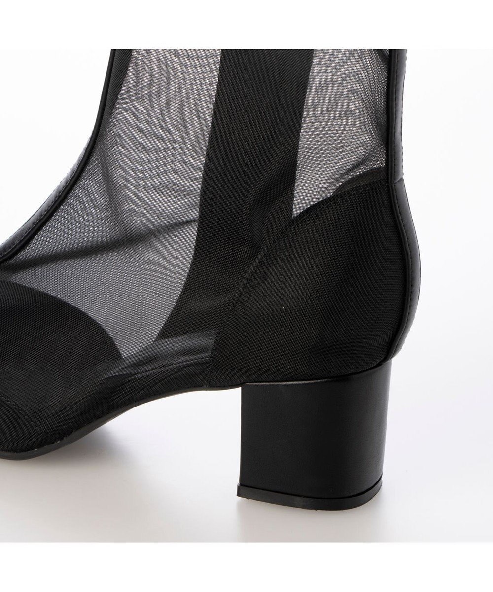 MODE ET JACOMO <noyau>ブロックヒールチュールブーツ 