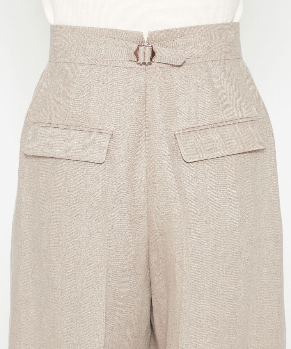 uncrave ヘリンボーン リネン ショートパンツ（uncrave WHITE） 