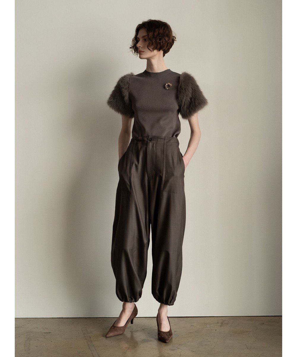 Te chichi シャイニーツイルパラシュートパンツ《2025Autumn catalog item》 