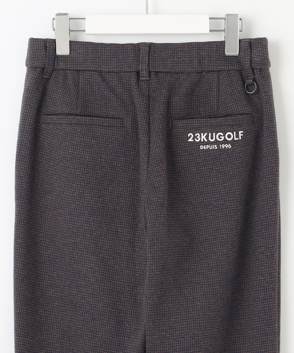 23区GOLF 【WOMEN】【ストレッチ】千鳥柄プリント パンツ 