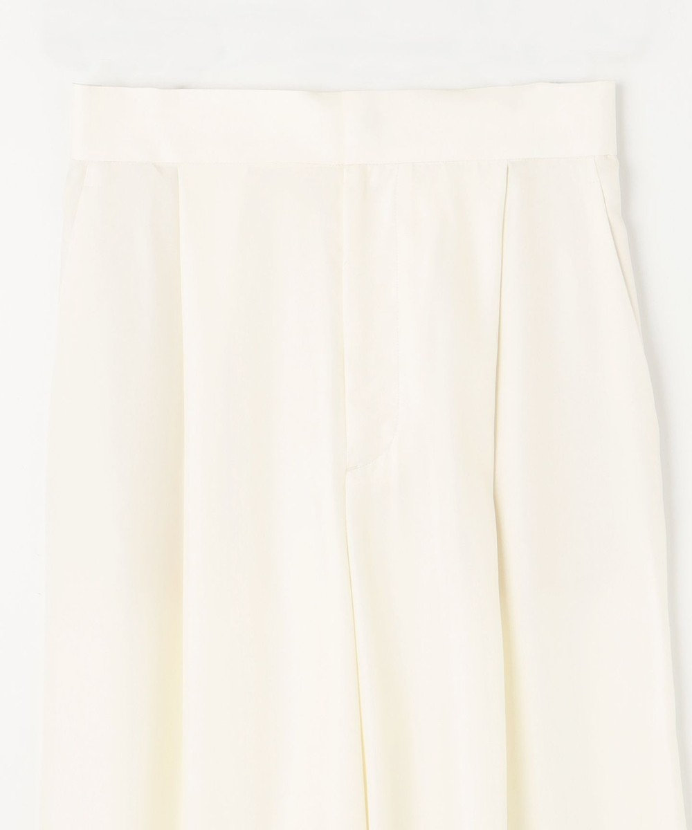 NAVE 【ReNAVE・セットアップ可/洗える/UVケア/接触冷感】フィブリルシャンブレー ワイドパンツ 