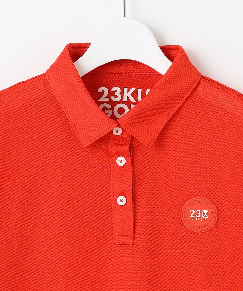 23区GOLF 盛夏対応のマルチ機能【接触冷感・UVケア・吸水速乾】【WOMEN】 カノコシャツ 