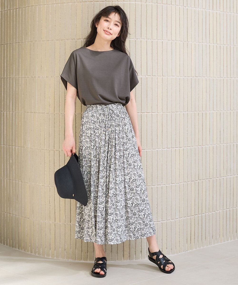 ANY L 【ウエストゴム】リラックススカーチョ 