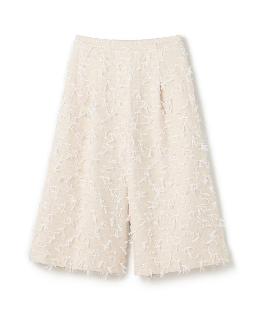 GRACE CONTINENTAL リボンヤーンフレアパンツ 