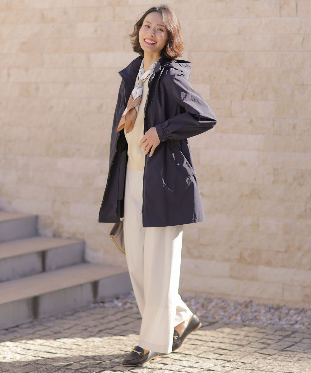 J.PRESS LADIES 【着回し力抜群・オンオフ使える】HIGH GAUGE BASIC Vネック ニット 