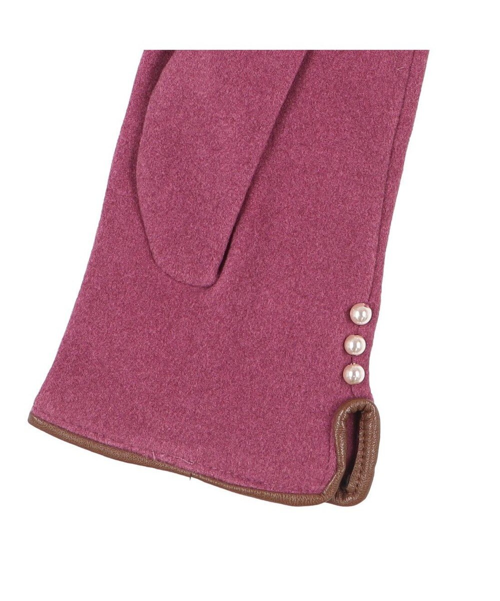 UNBILLION カシュネ cache nez / パールビーズ付きジャージー手袋 