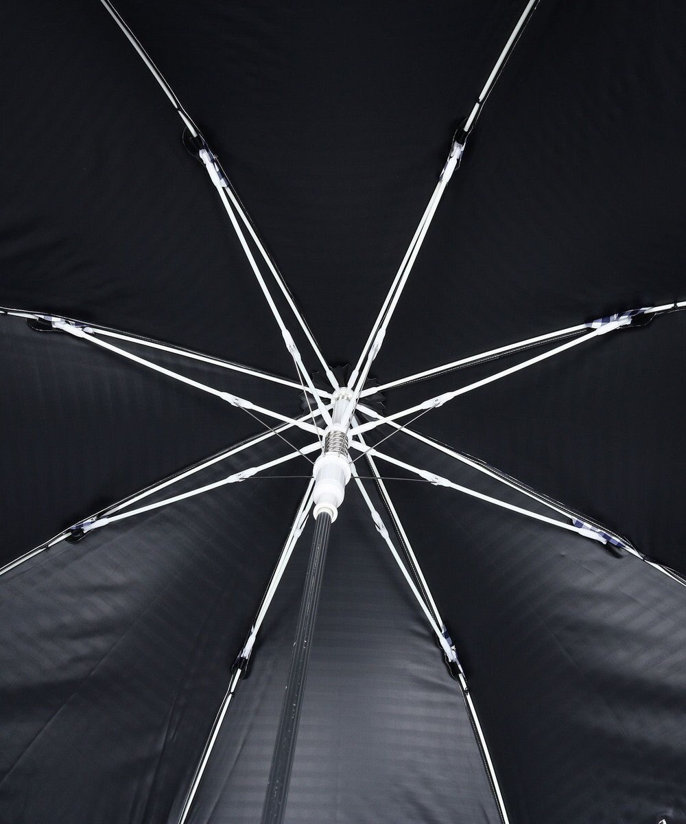 MOONBAT 【キッズ】晴雨兼用日傘 長傘 ギンガムチェック 裾リフレクター 50cm 遮光 遮熱 UV 