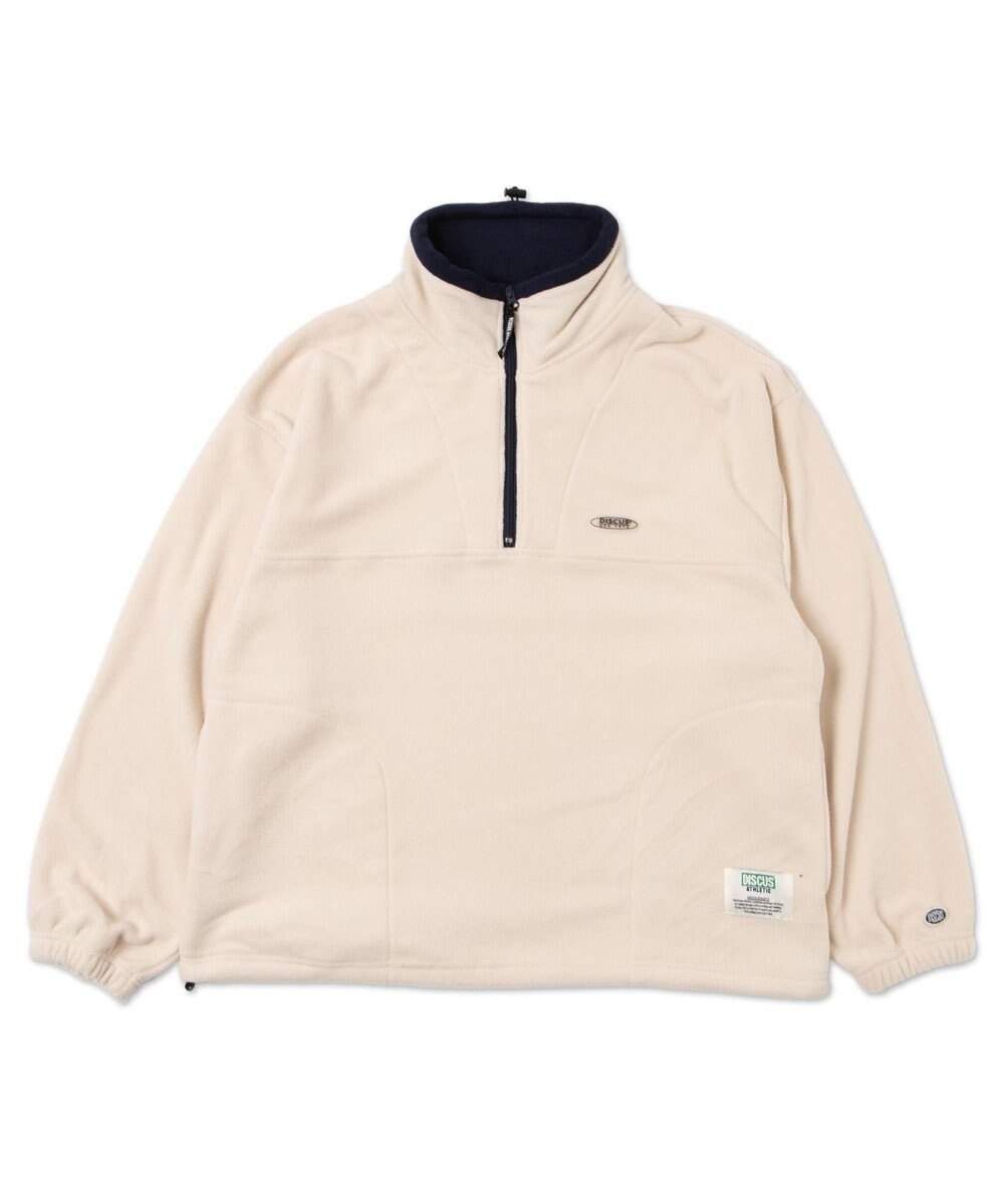 WEGO DISCUSフリースハーフジップPO 