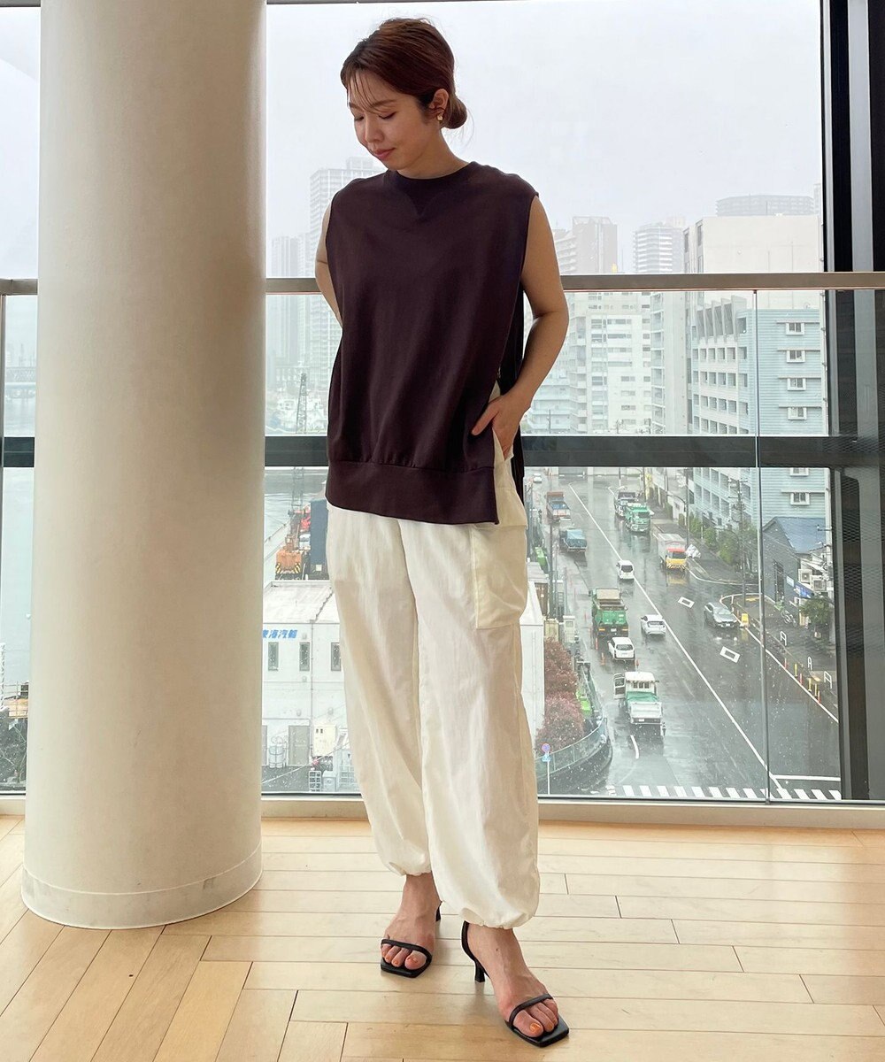 UNFILO L スウェットサイドZIPベスト 