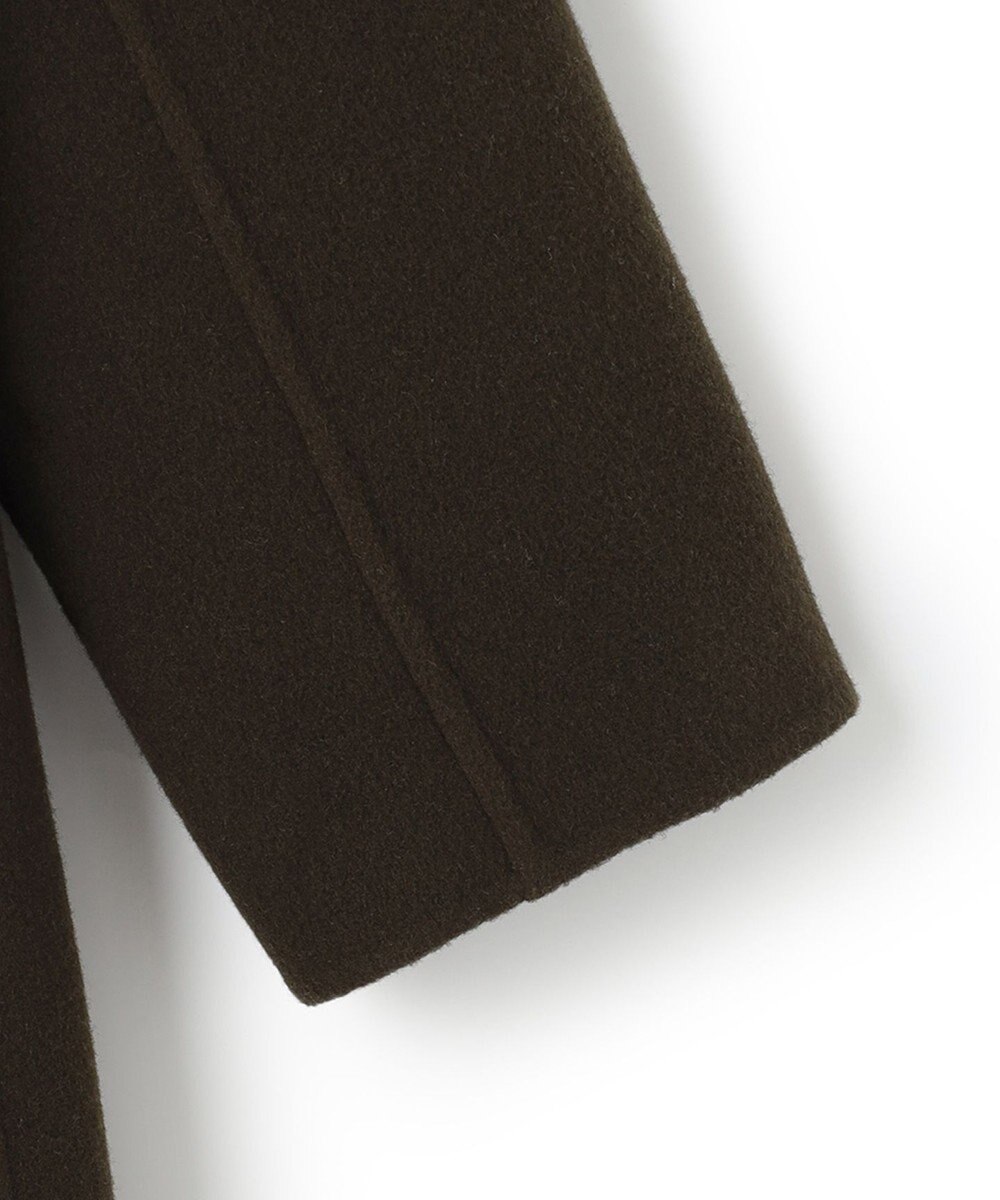 23区 ウールリバー フード付き ミドル丈コート 