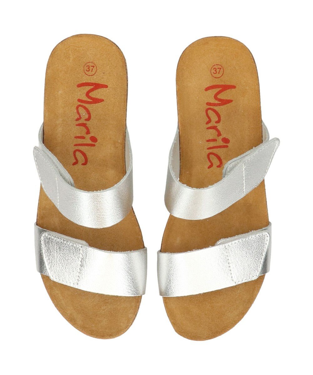 INTER-CHAUSSURES 【Marila】ダブルベルトフットベッドサンダル 