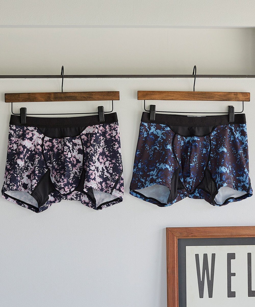 WACOAL MEN ボクサーパンツ 風が通ってムレ軽減。 ダブルエアスルータイプ 吸汗速乾 前閉じ GT3910 /ブロス バイ ワコールメン 