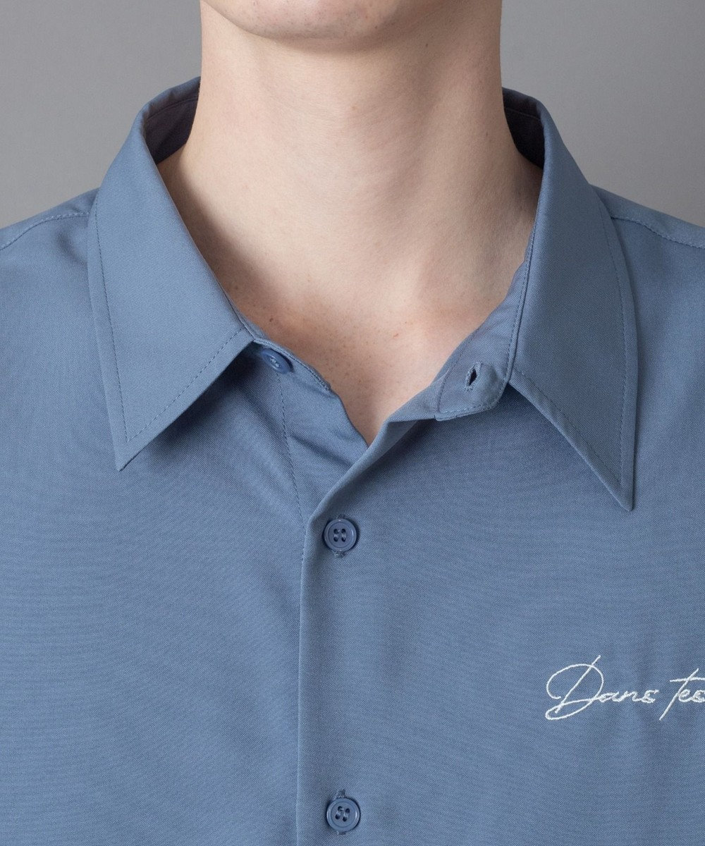 WEGO ワンポイントルーズシャツ（LS） 