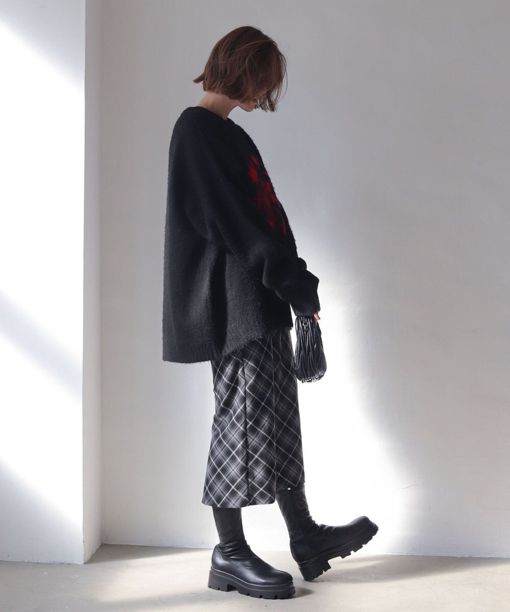 WEGO 【ユニセックス着用ITEM/MLサイズ展開/25年秋冬新作】ファジーグラフィックプルオーバー 