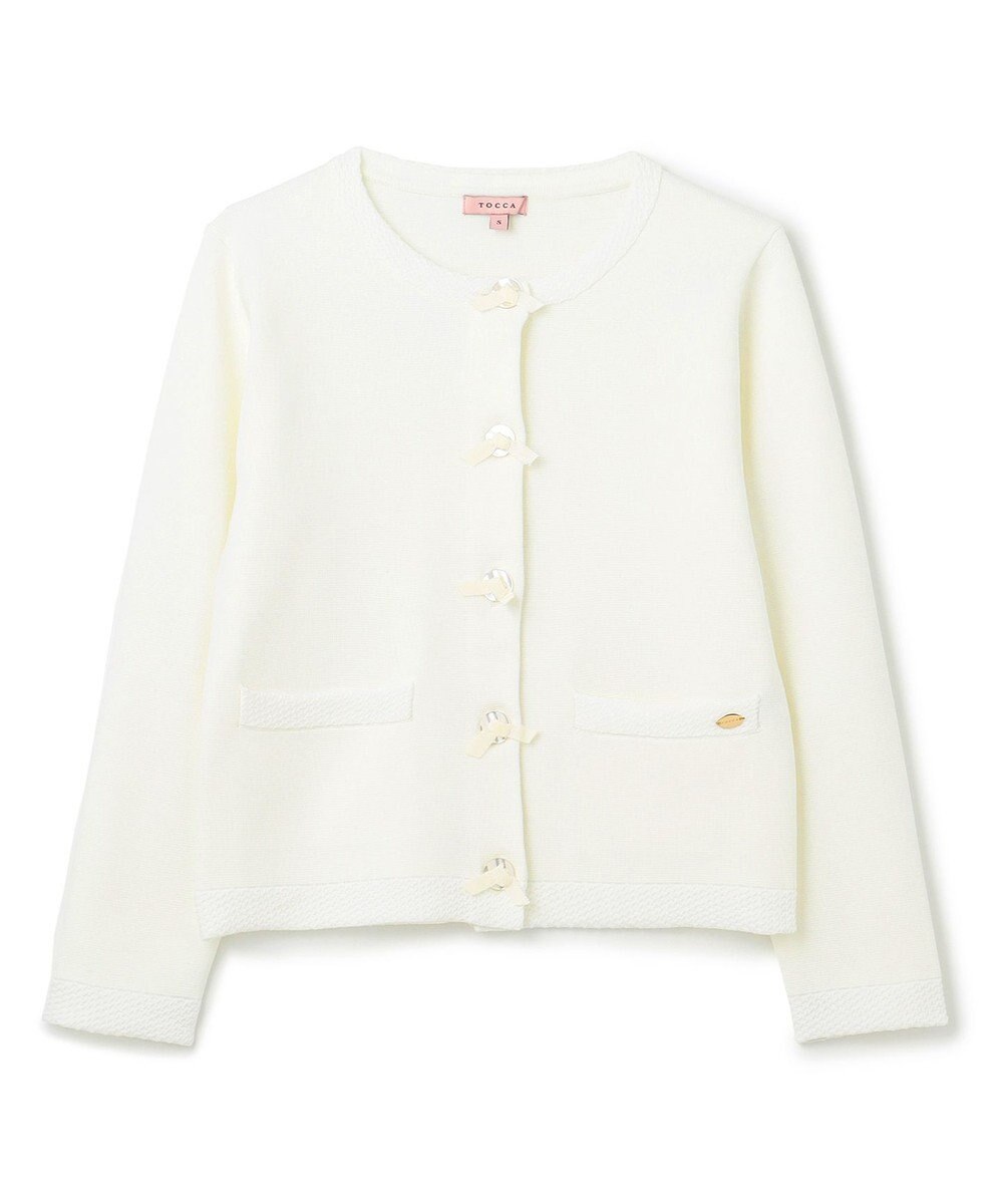 TOCCA 【洗える】PENTAGON KNIT カーディガン 