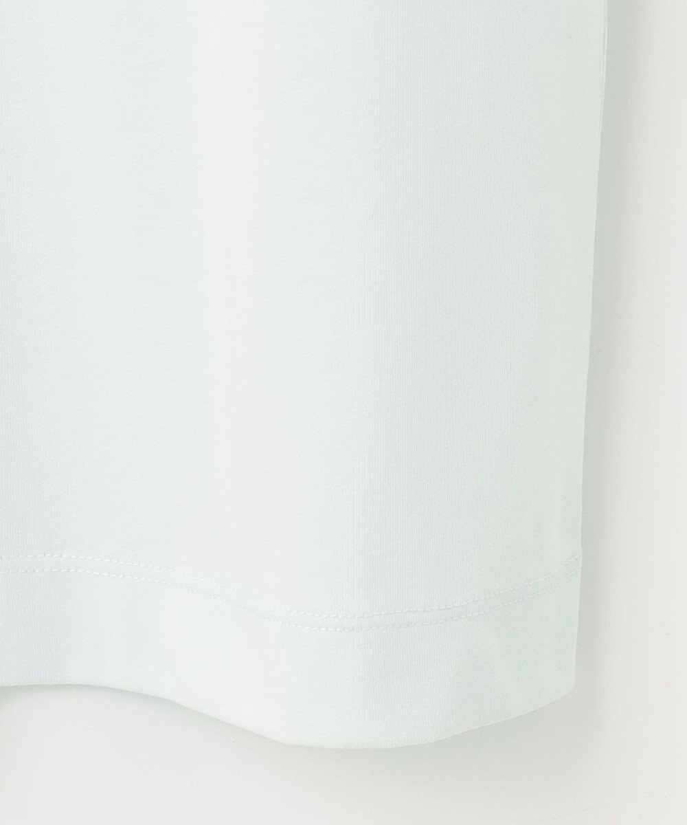 自由区 S 【洗える】タックギャザーネック Tシャツ 