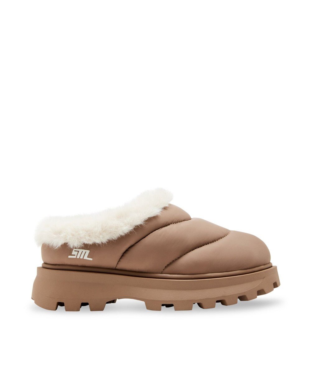 STEVE MADDEN FIRE PLACE 厚底キルティングファーシューズ 