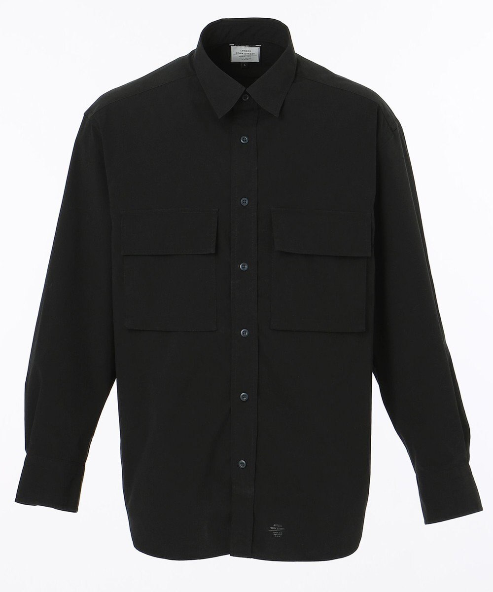 J.PRESS YORK STREET 【UNISEX】ストレッチピーチクロスワークシャツ 