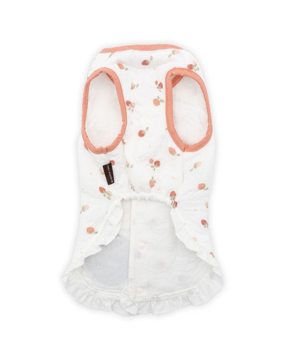 PET PARADISE ペットパラダイス ふわりと キルトベスト 《いちご》 超小型犬 小型犬 