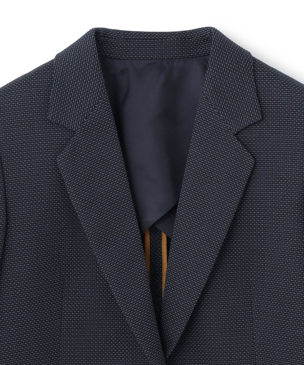 44 割引ブルー系 L新発売 Paul Smith チェック テクスチャー 2つ釦ジャケット テーラードジャケット ジャケット アウターブルー系l Zaccherahotels Com