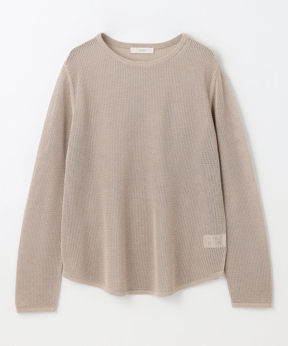 ANY 【アンチピリング】メッシュニットプルオーバー 