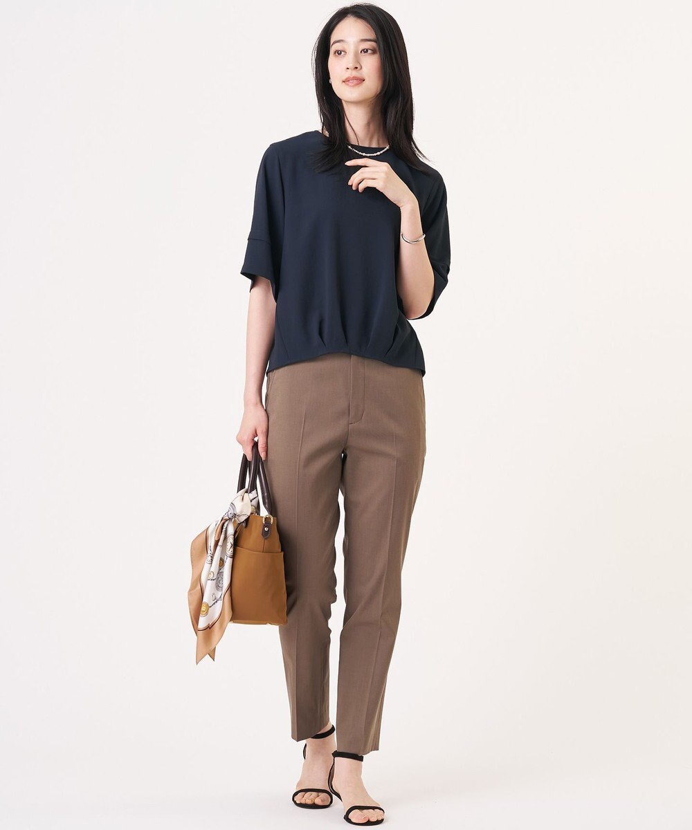 J.PRESS LADIES 【ご好評につき新色追加・セットアップ対応・人気素材】コットンFITTY テーパード パンツ 