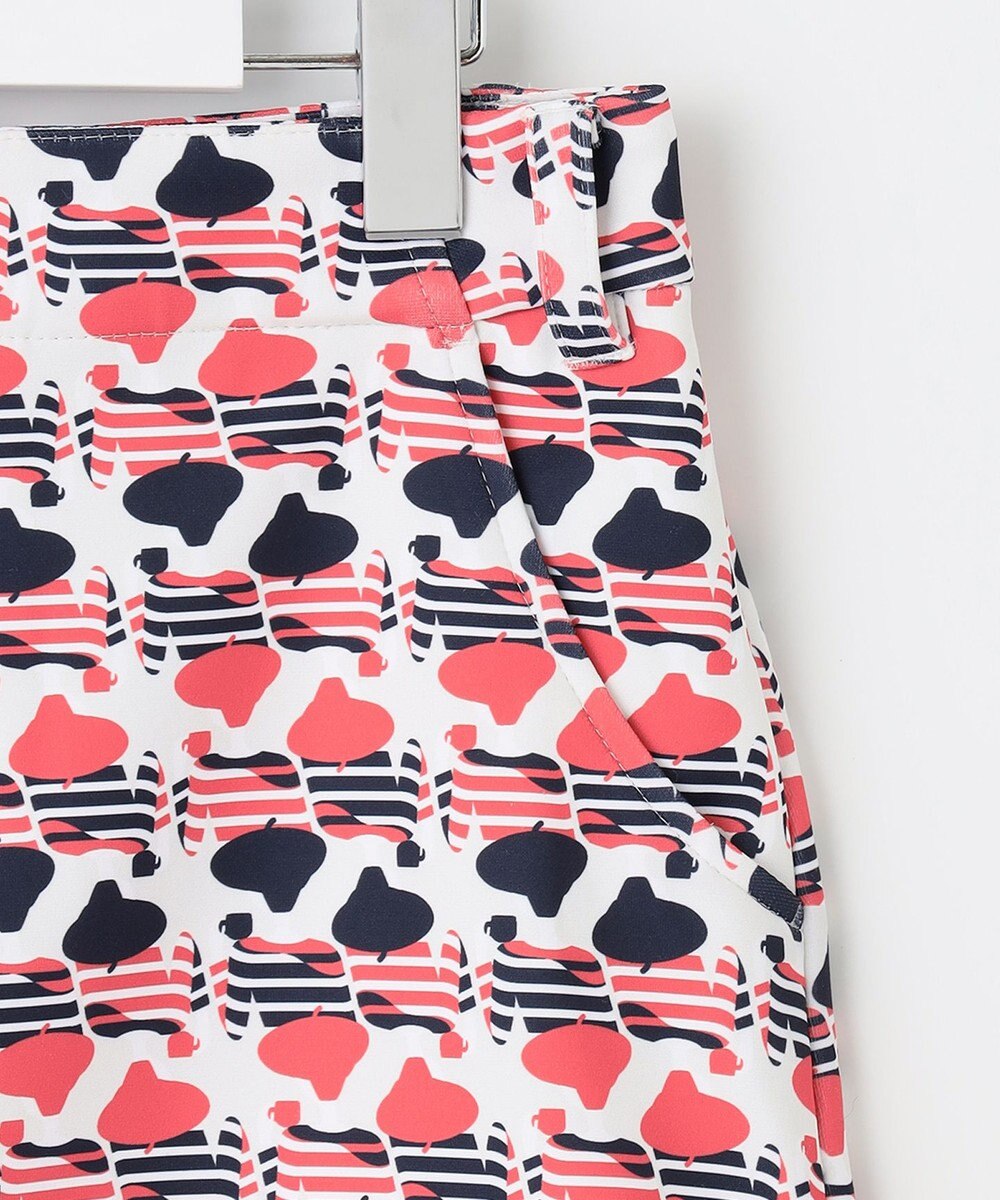 23区GOLF 【WOMEN】ＰＡＲＩＳ柄プリント ダンボール スカート 