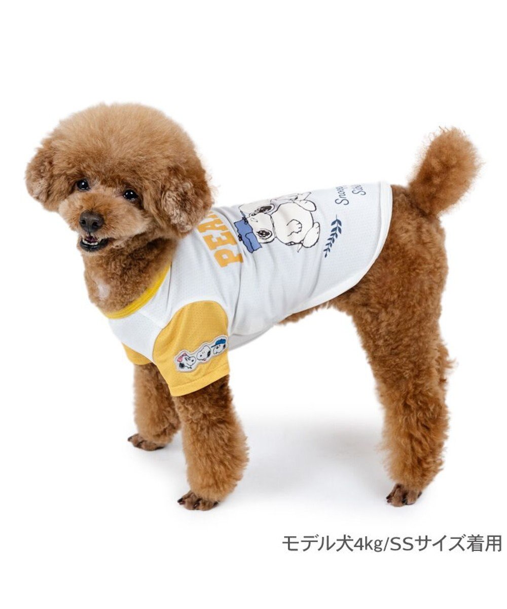 PET PARADISE スヌーピー ブラザー 接触冷感 Ｔシャツ 《 ホワイト》 小型犬 