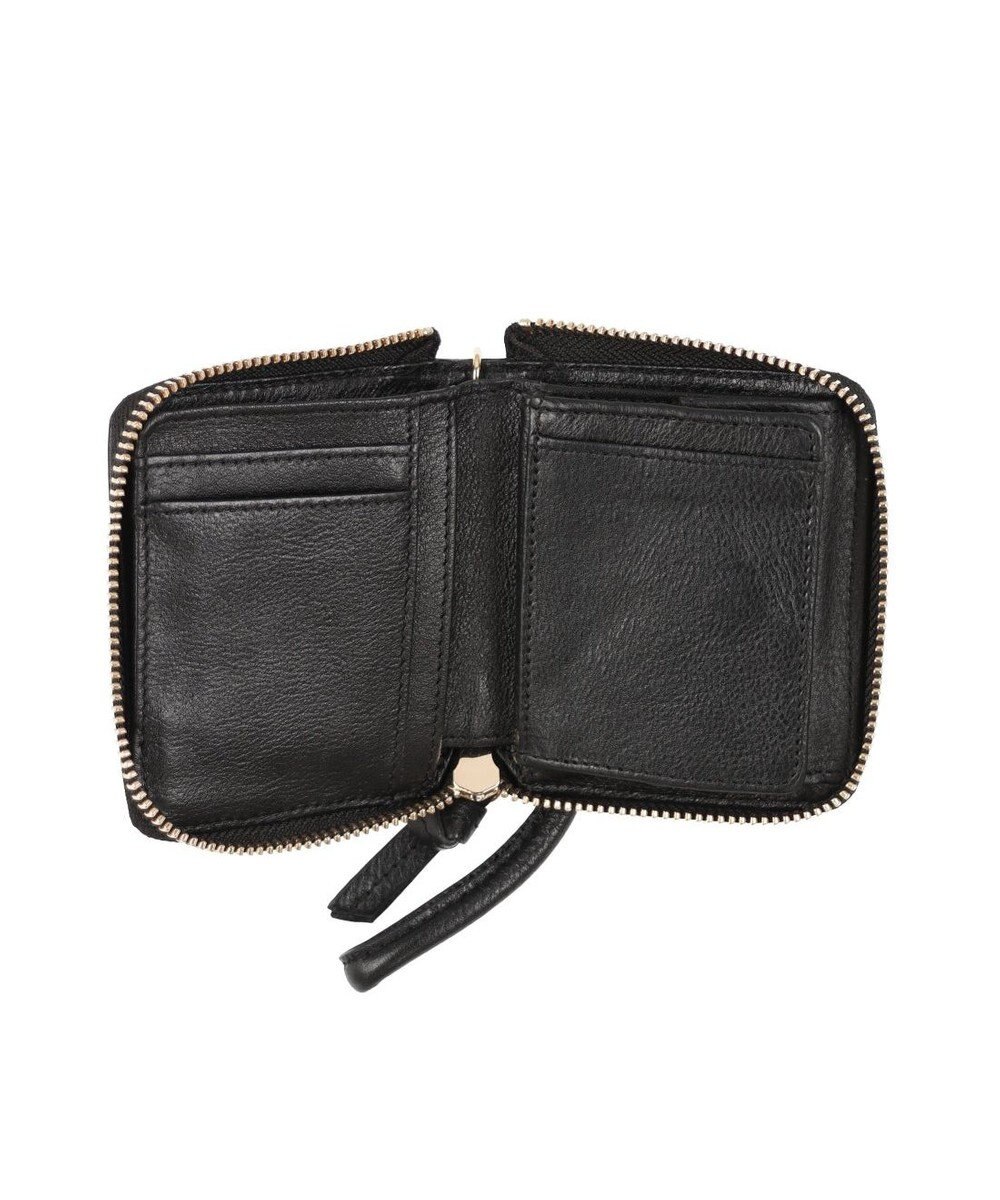 UNBILLION ペルケ perche / ドット型押しパームフィットストラップウォレット 