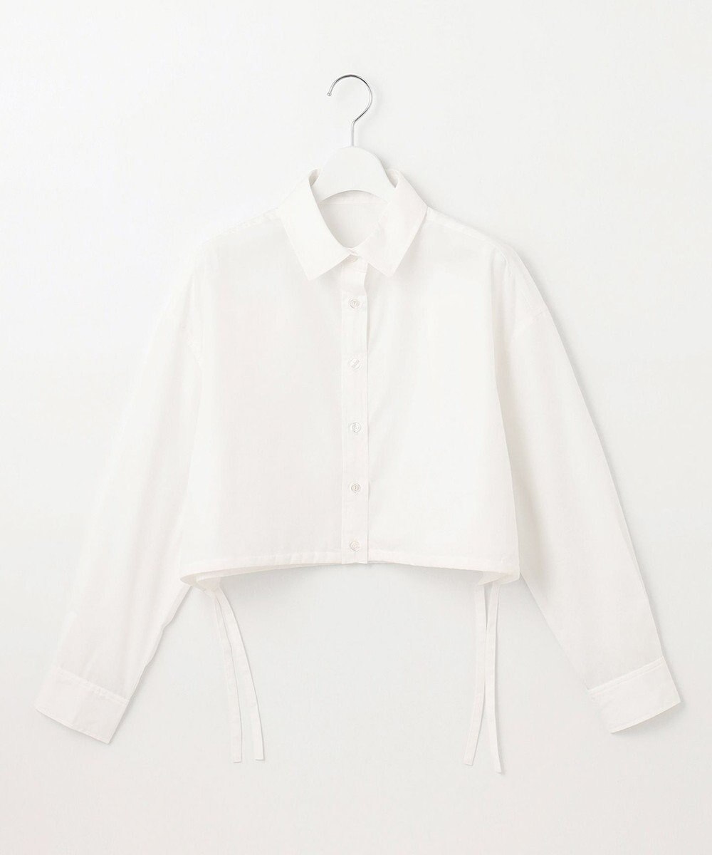 Feroux 【洗える】ショート丈ドロスト シャツ 