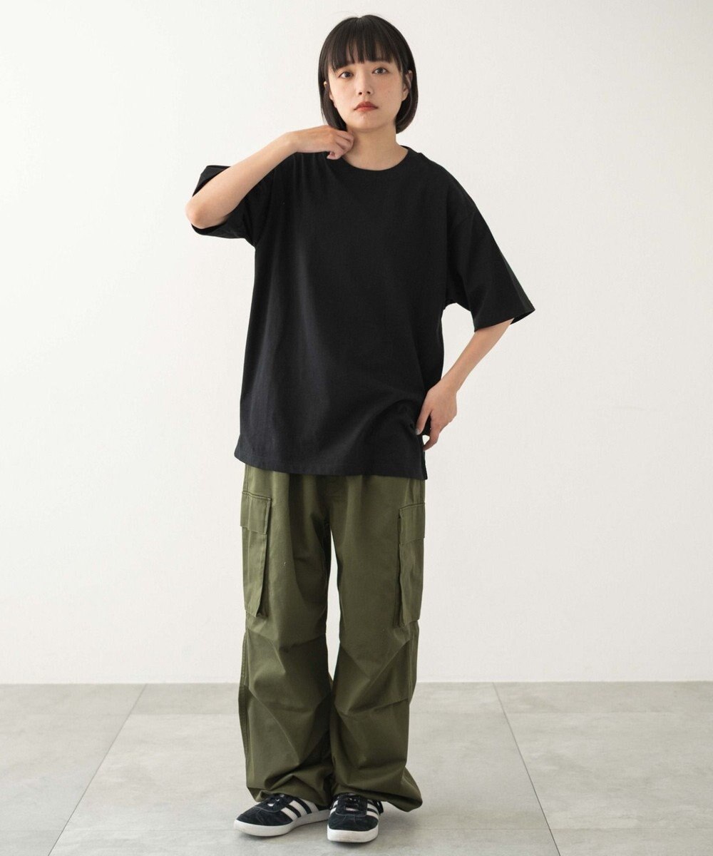 WEGO 【ユニセックス着用ITEM/MLサイズ展開/綿100%】リラックスフィットコットンT（SS） 