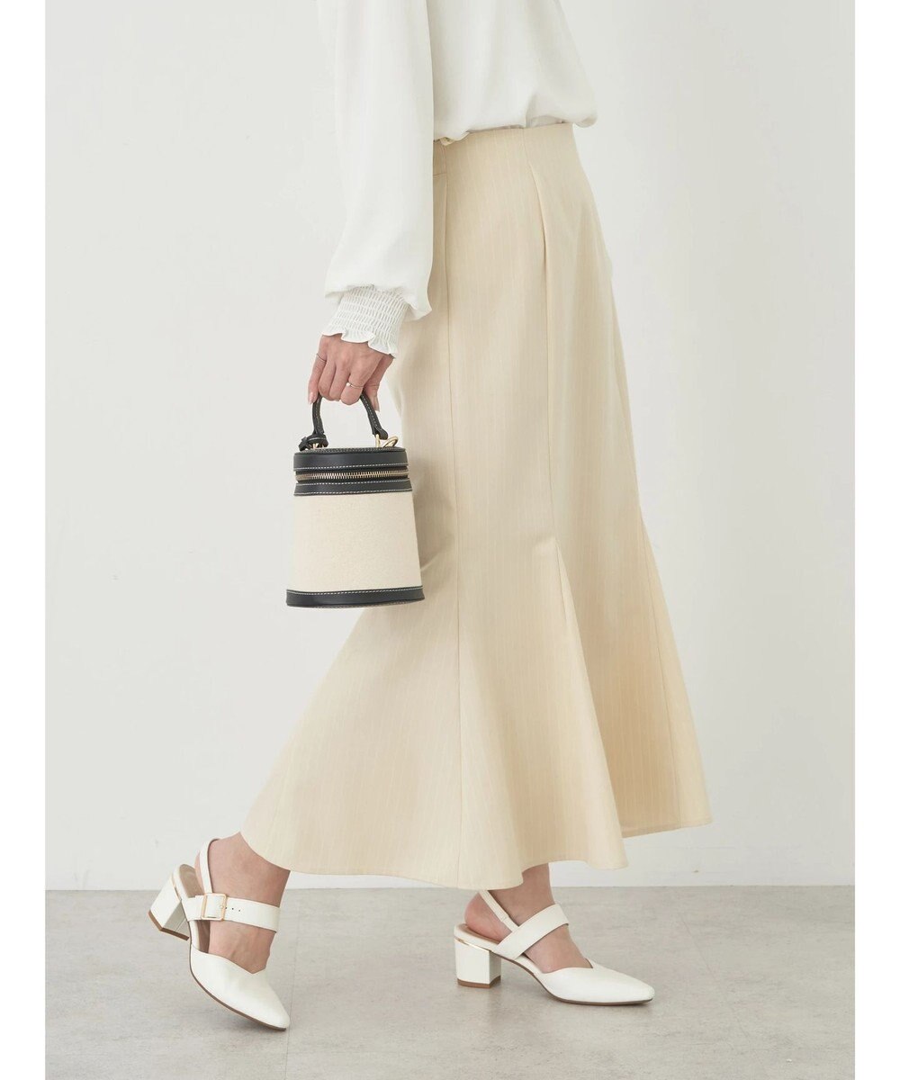 earth music&ecology ピンストライプマーメイドスカート 