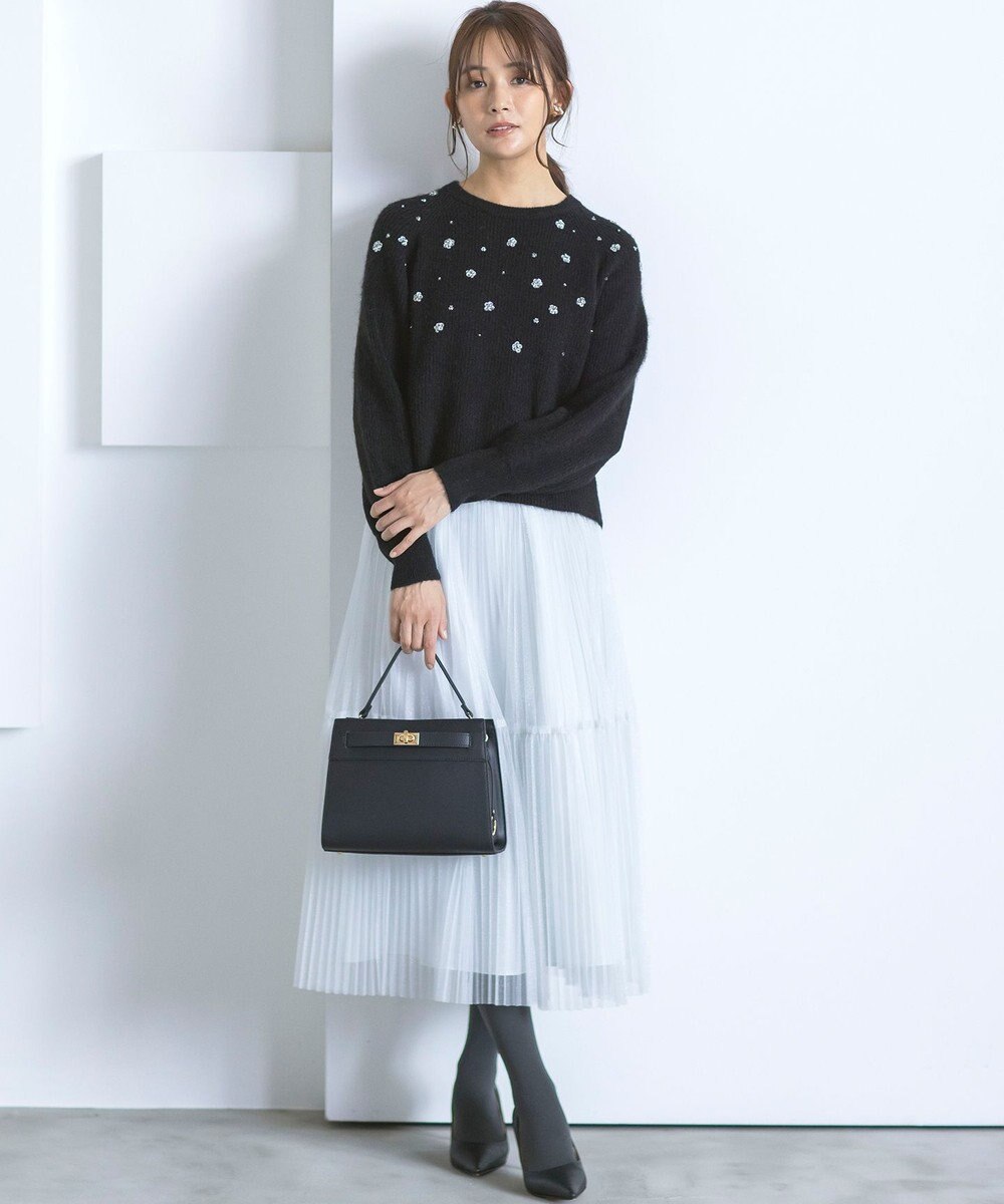 組曲 ベルトデザインスクエアショルダーバッグ 