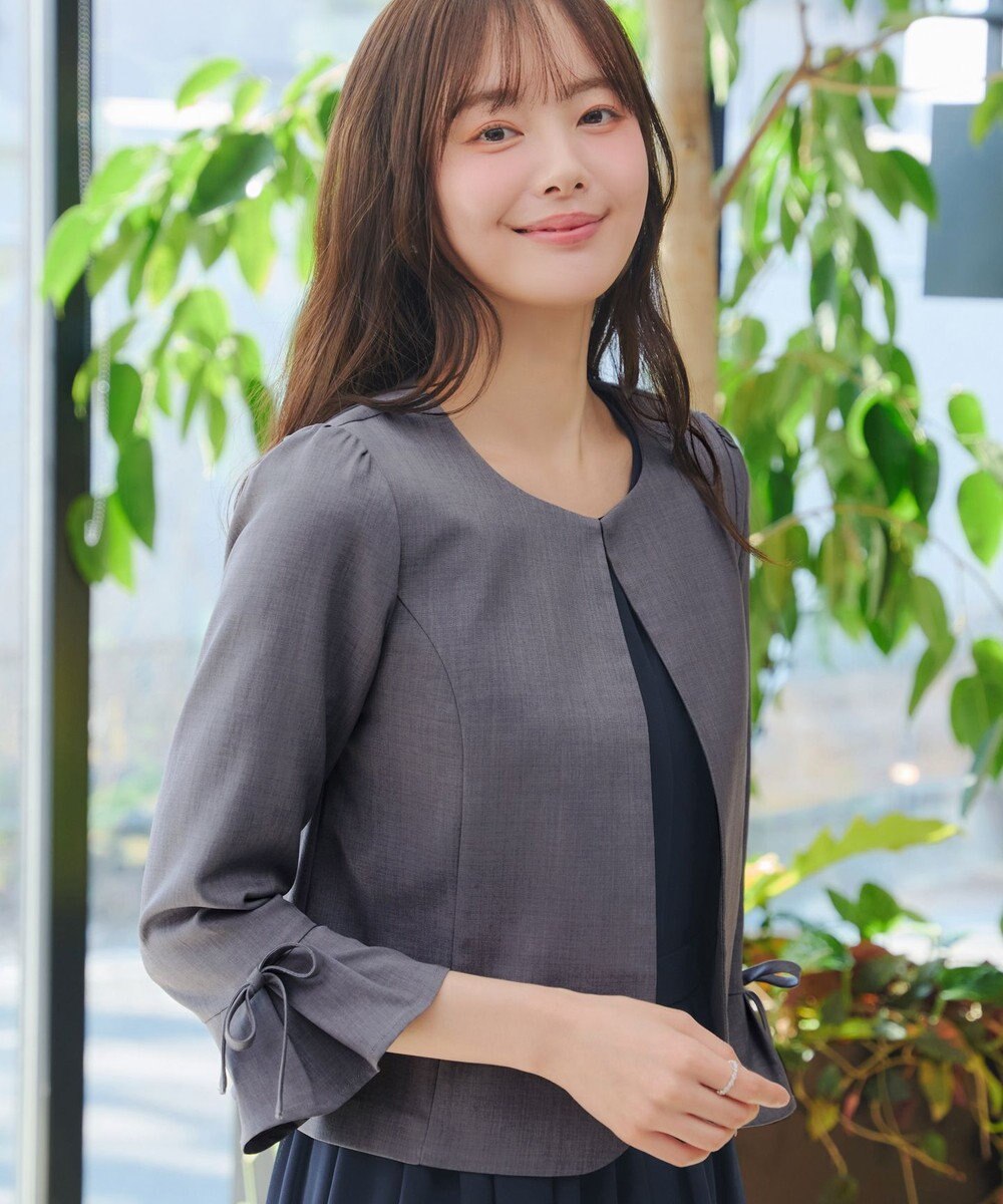 Tiaclasse リボン袖ジャレロ 