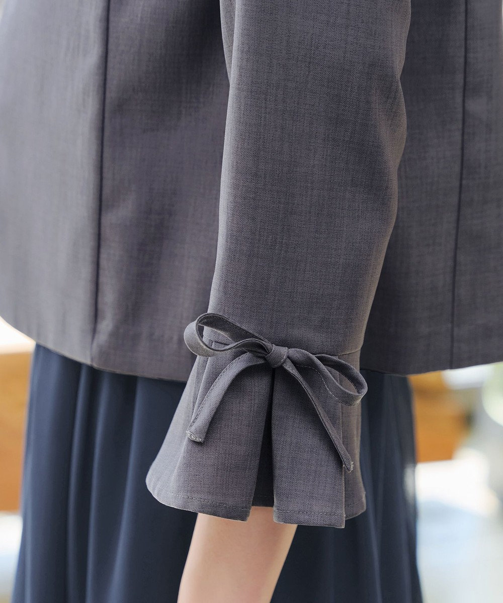 Tiaclasse リボン袖ジャレロ 