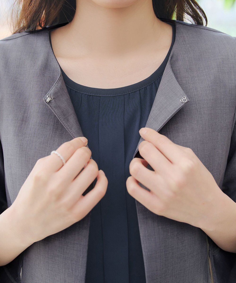 Tiaclasse リボン袖ジャレロ 