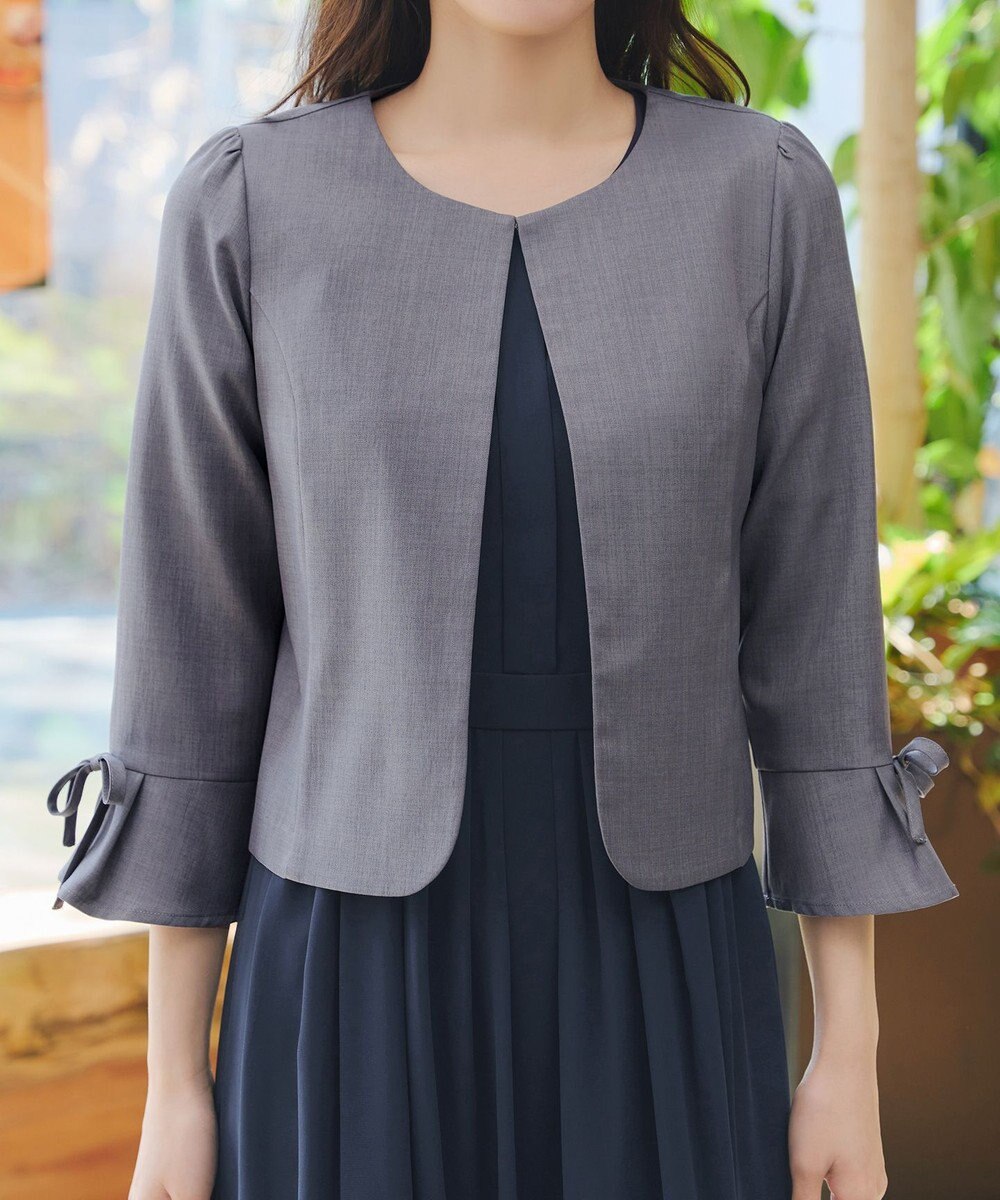 Tiaclasse リボン袖ジャレロ 