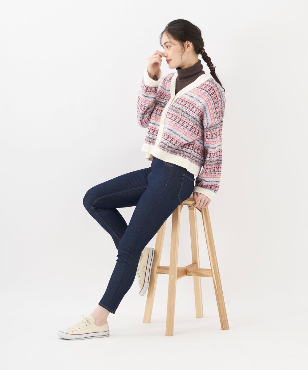 OP／FILA 【OP】ジャガードニットカーディガン 