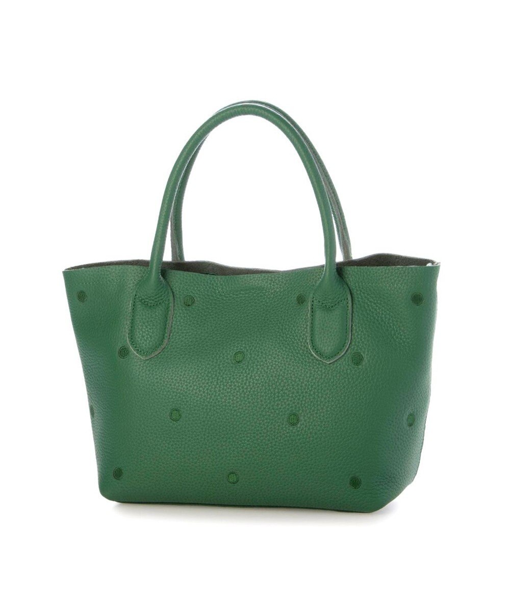 UNBILLION ペルケ perche / 牛革ドット刺繍2wayトートS 