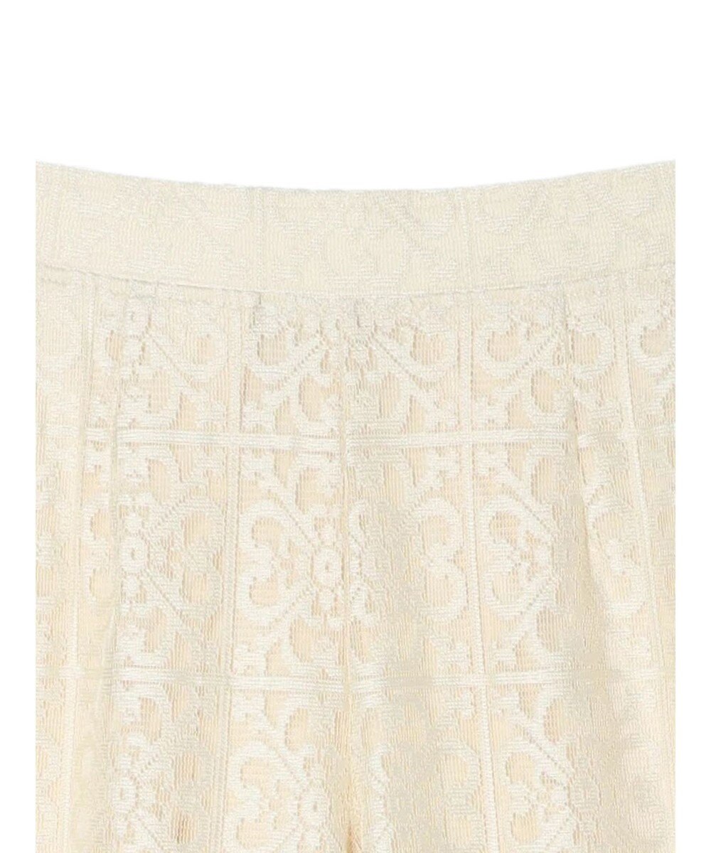 Green Parks 格子柄レースパンツ 