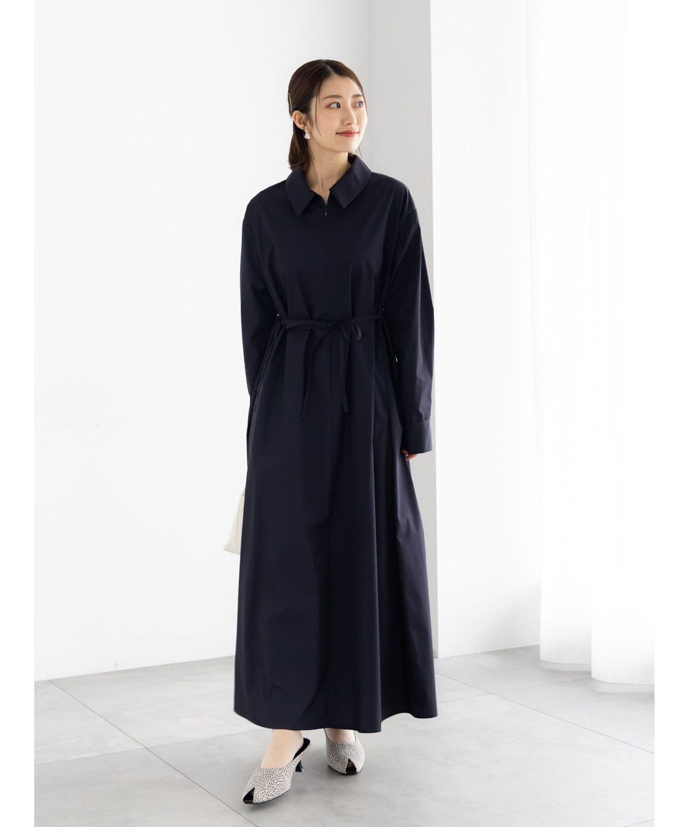 Te chichi サイドホックフロントジップワンピース 