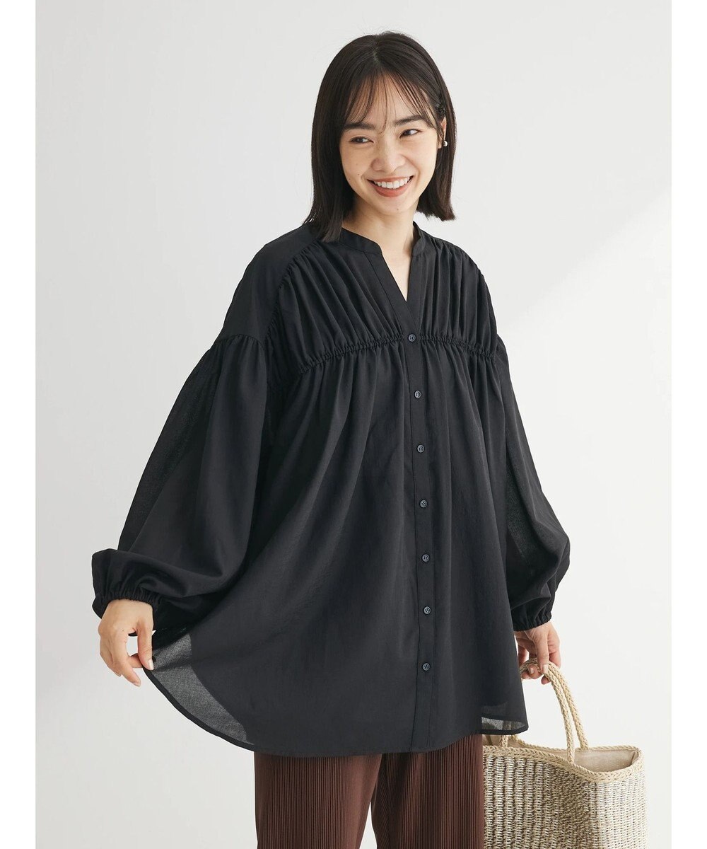 Green Parks シャーリングボリュームスキッパーチュニック 